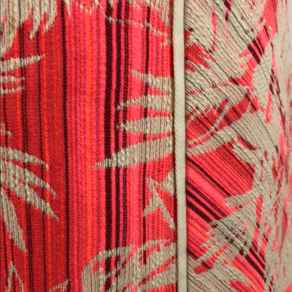 J. Crew Neon Sun-faded Tropical Sheath Dress in Pink Palm Floral - Picture 8 of 12